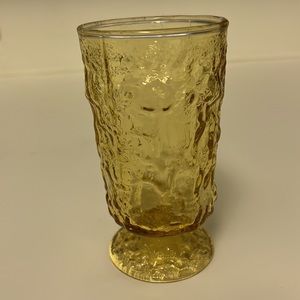 Vintage Anchor Hocking amber glasses, set of 5